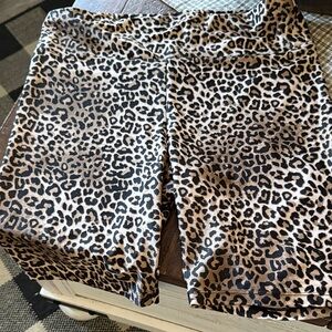 Leopard Print Women's Shorts